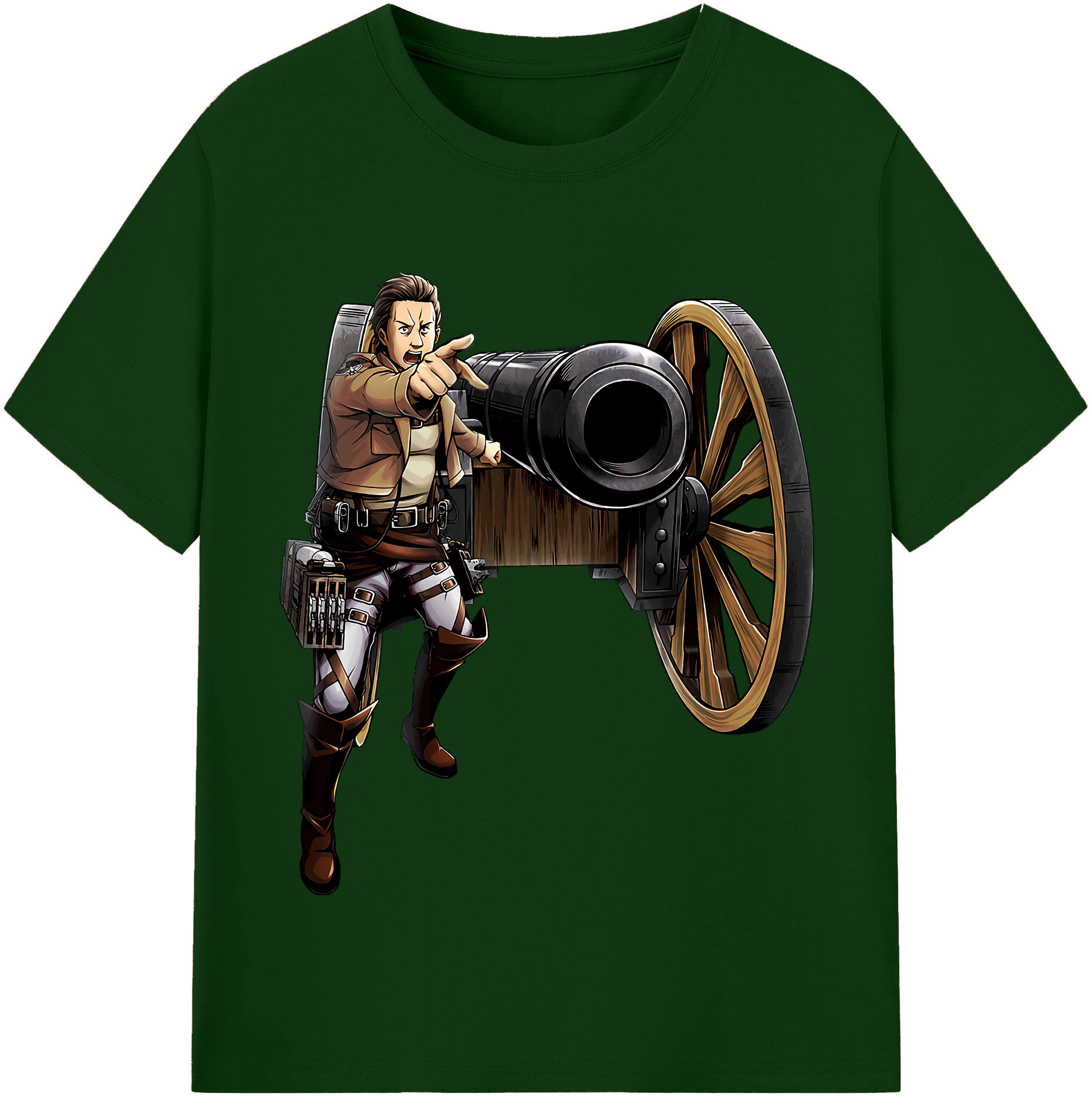 （画像用） 進撃の巨人 Attack on Titan 綿100％半袖Tシャツ（フロントプリント）